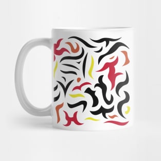 Colorful Abstract Fire Mug